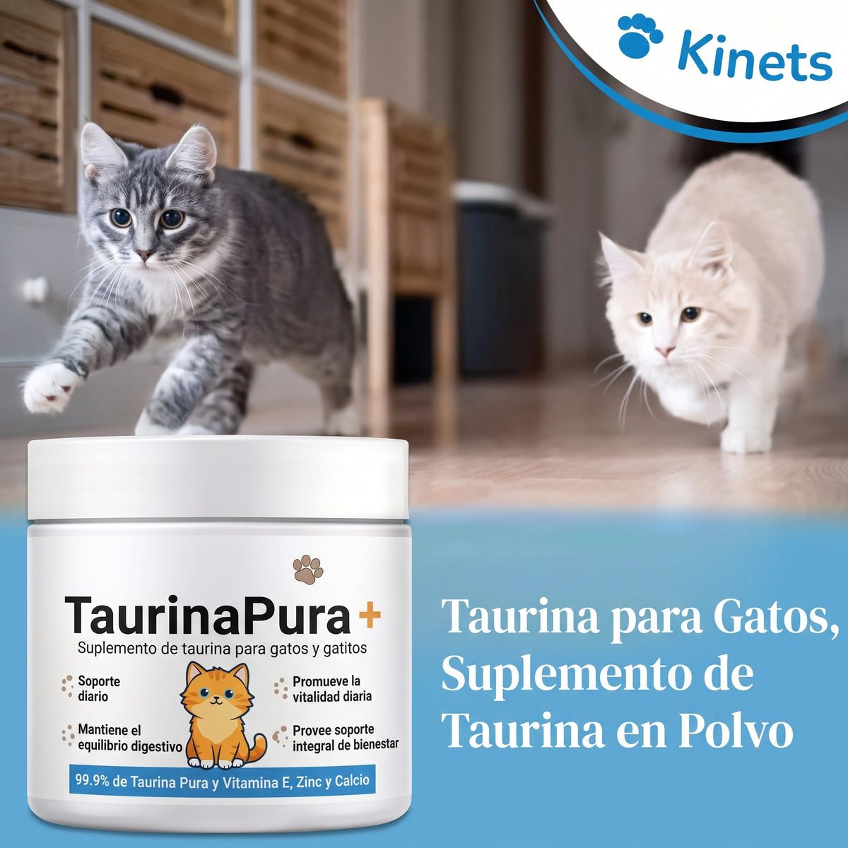 The Kinets™ - Suplemento Vital Felino Taurina+