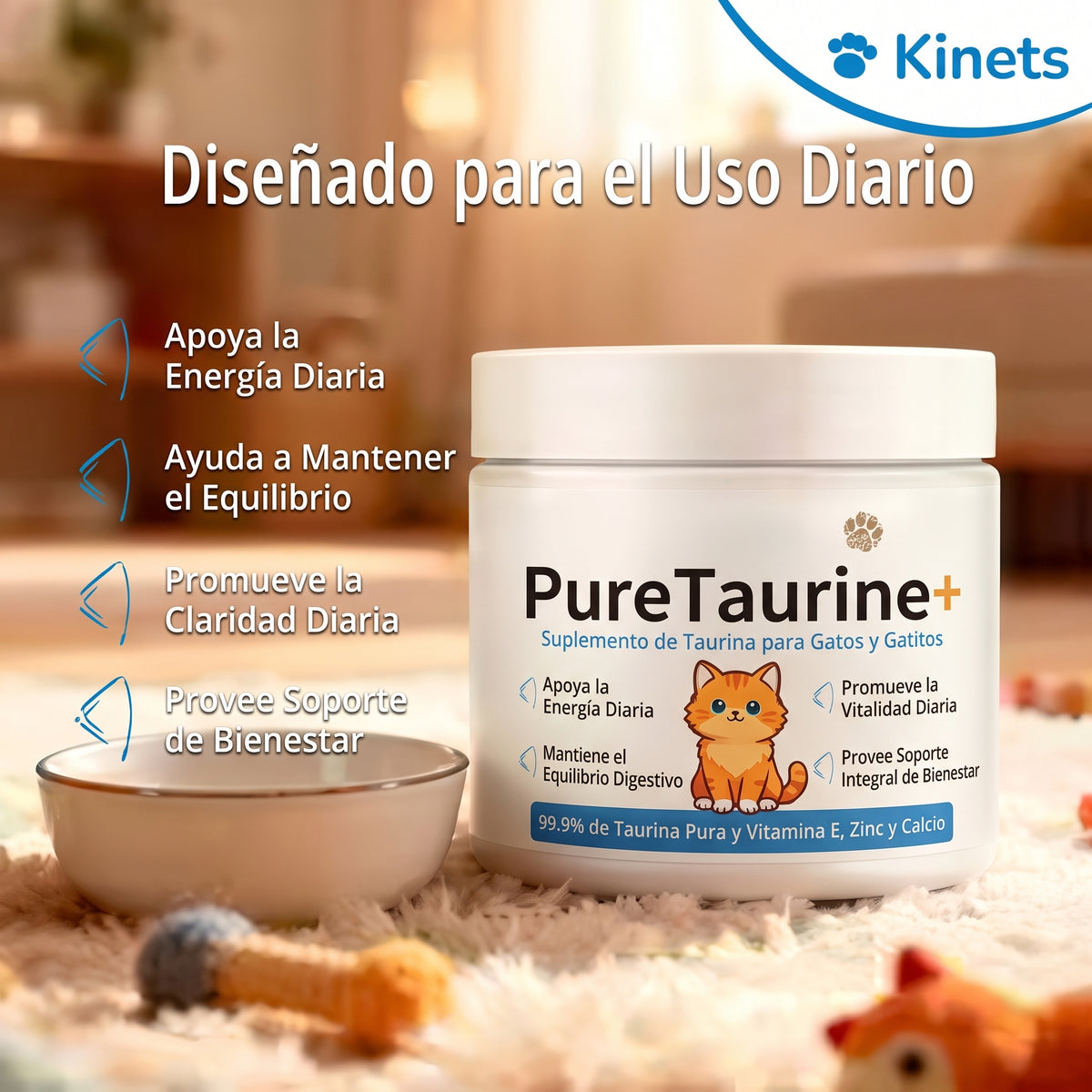 The Kinets™ - Suplemento Vital Felino Taurina+