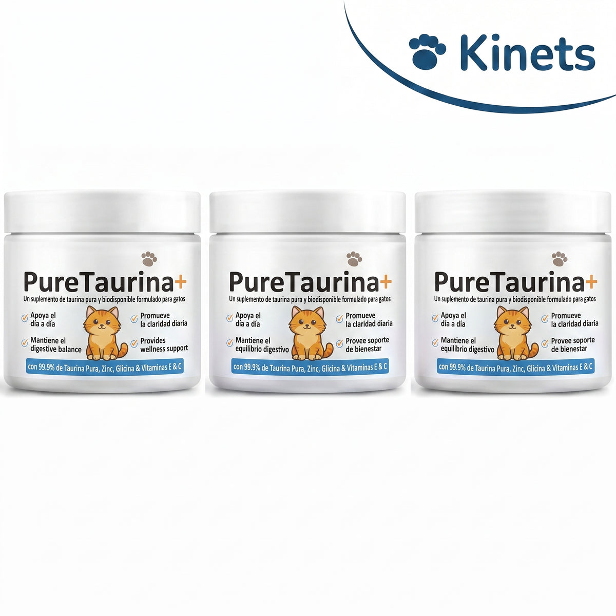The Kinets™ - Suplemento Vital Felino Taurina+